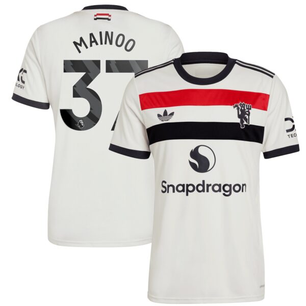 Manchester United EPL Third Shirt 2024-25 with Mainoo 37 printing